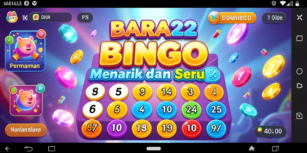 Tampilan gameplay seru dalam BARA22 Bingo.