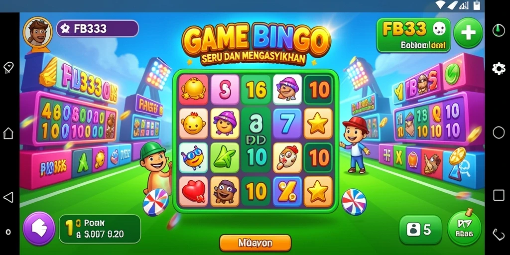 Tampilan gameplay FB333 yang menarik dan penuh warna.