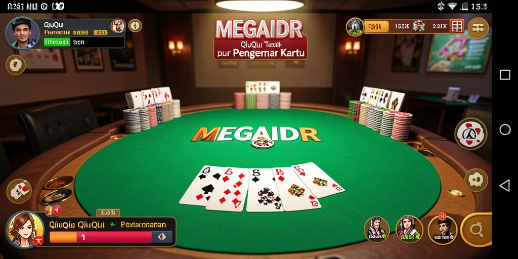 Tampilan gameplay QiuQiu yang seru di MEGAIDR.