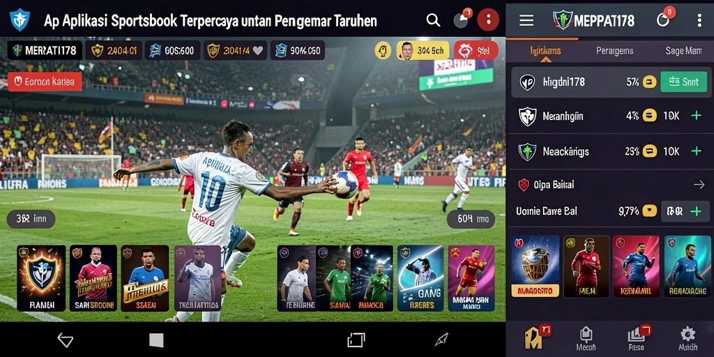 Tampilan aplikasi MERPATI178 dengan fitur taruhan yang menarik.