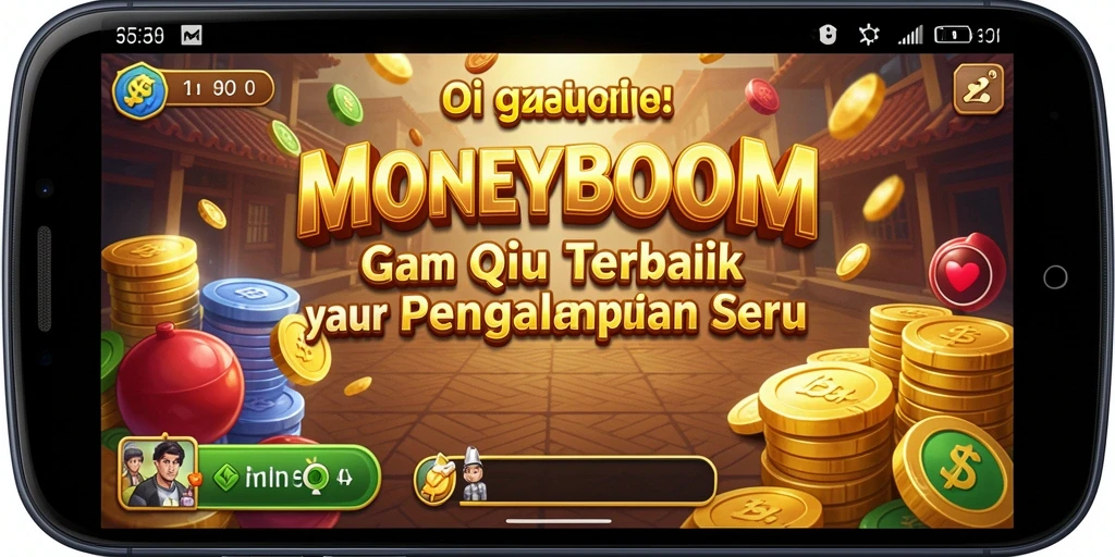 Tampilan gameplay QiuQiu di MONEYBOOM yang seru dan menantang.