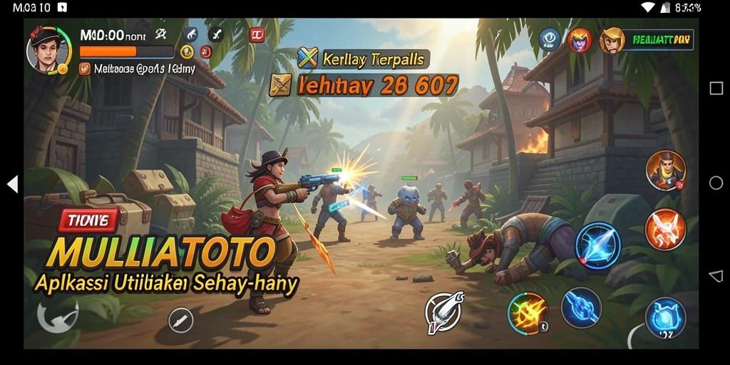 Tampilan antarmuka utama aplikasi MULIATOTO dengan fitur utilitasnya.