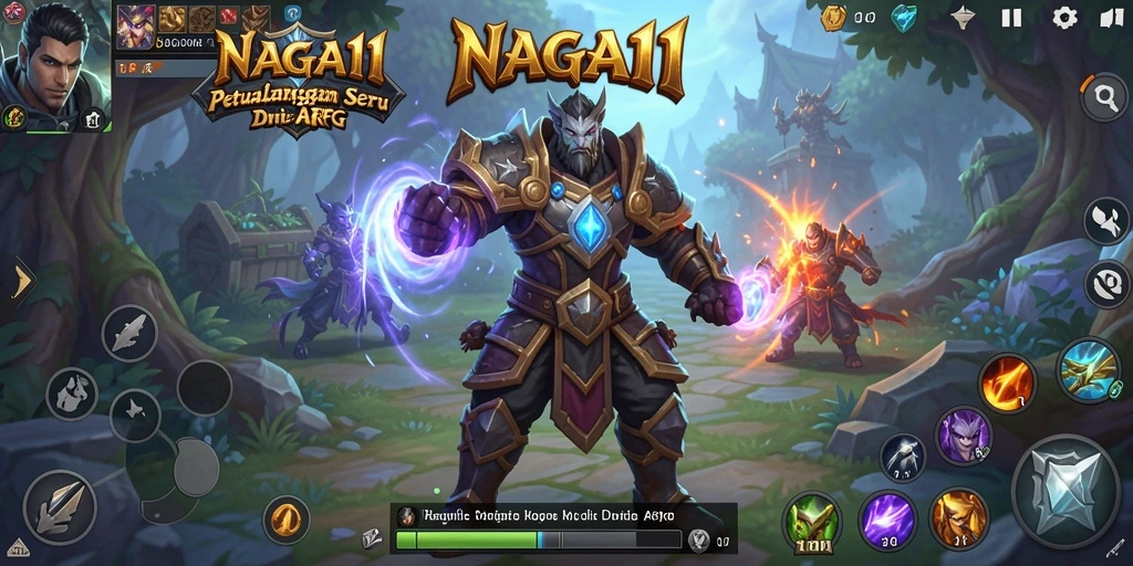 Tampilan gameplay seru dari NAGA11 yang memikat para pemain ARPG.