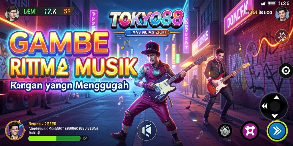 Tampilan gameplay TOKYO88 yang penuh warna dan interaktif.
